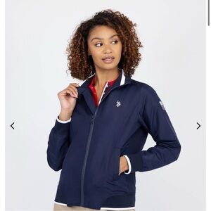 U.S. Polo Assn. Women's Navy Bomber Jacket